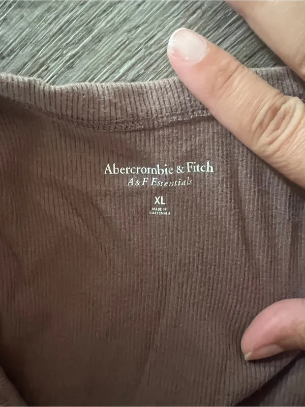 Abercrombie essentials Brown Women's Ribbed Tank Top - Image 8