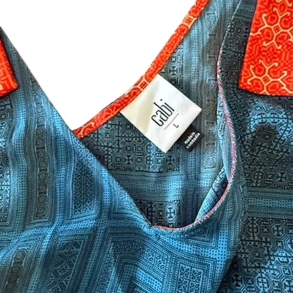 Gabi Nomad Shoulder Tie Top in Multi, Size L - Image 3