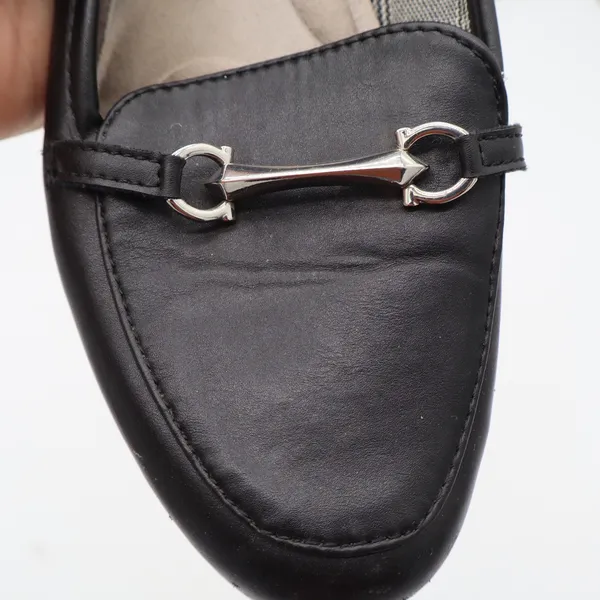Cliffs by White Mountain Loafers Womens 8.5 M Glowing Black Horsebit Excellent - Image 5