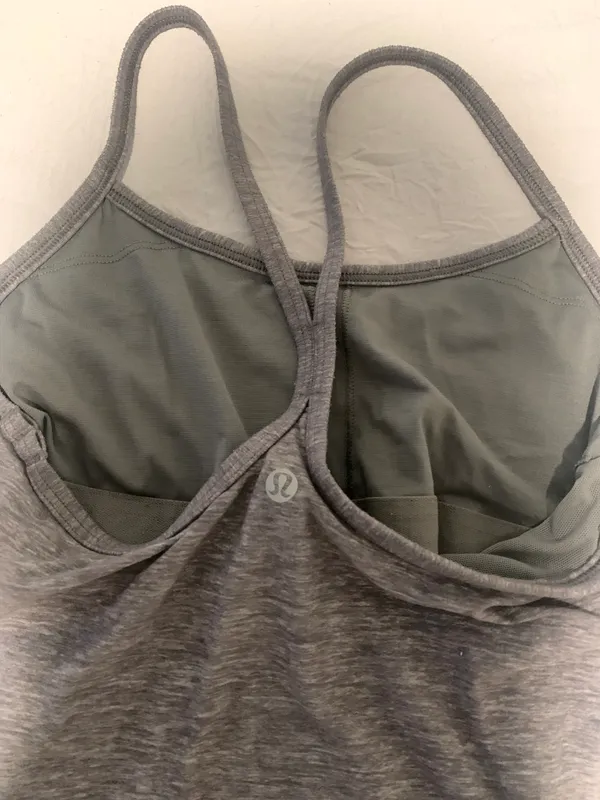 Lululemon Y Tank Top Gray - Image 3