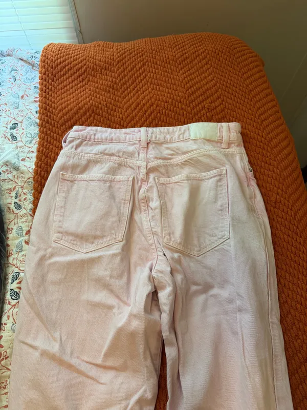 ZARA Straight Leg Jeans Denim - Image 5