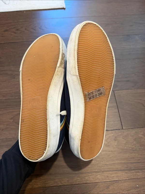 Madewell Sidewalk Women's Size 10 Low Top Casual Sneakers - C38-031 - Image 3