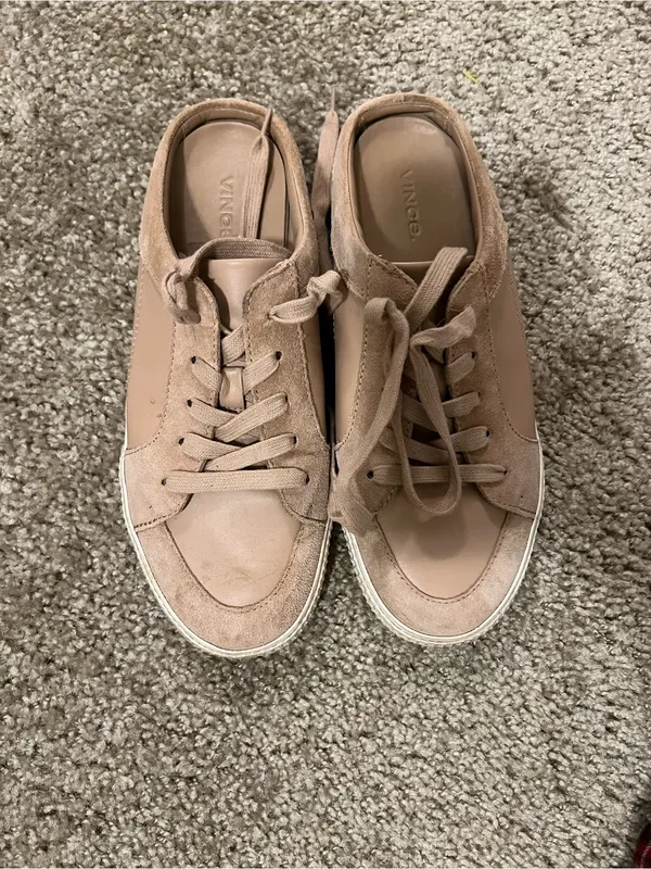 Vince Kess Backless leather and suede sneaker‎ 7 - Image 6