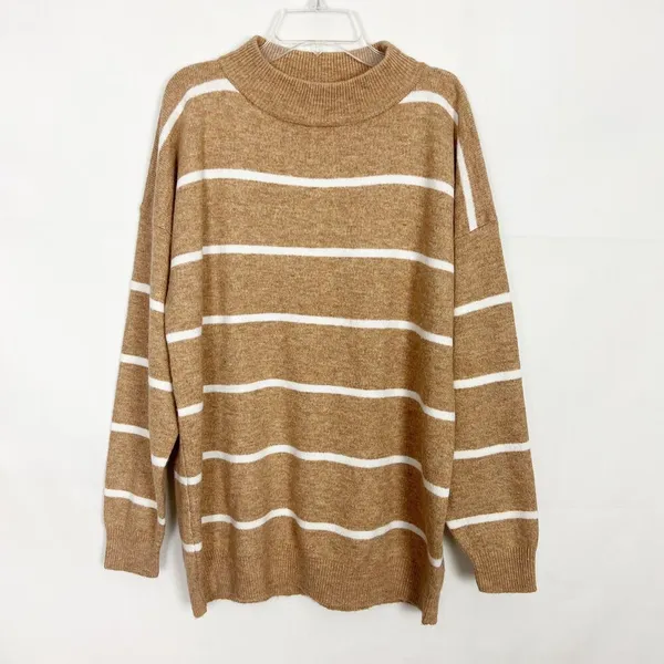 A New Day Oversized Chunky Striped Sweater Size XS - Image 2