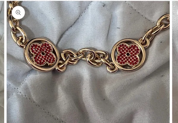 Cherry Bag Charm Gold - Image 2