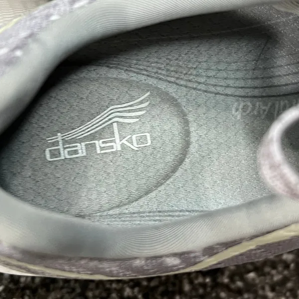 Dansko Sky Sneakers Womens 8 Lilac Purple Mesh Nursing Shoes Workwear Comfort - Image 14