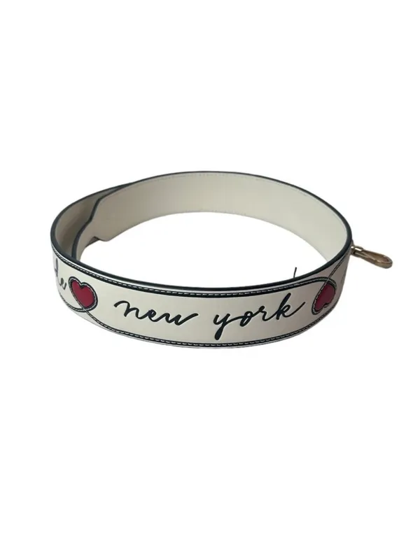 Kate Spade Limited Edition Heart Collection Adjustable Leather Bag Strap - Image 4