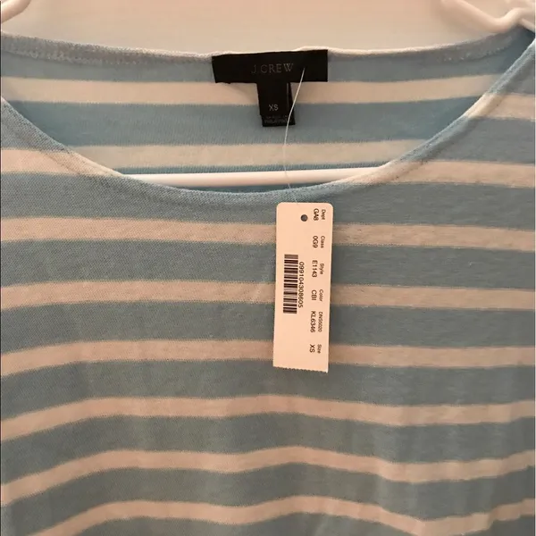 J crew deck striped tee shirt - Image 3