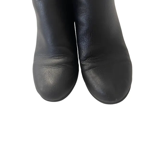 Andiamo Women's Size 9.5‎ Aniles Faux Leather Ankle Moto Black Booties Boots - Image 4
