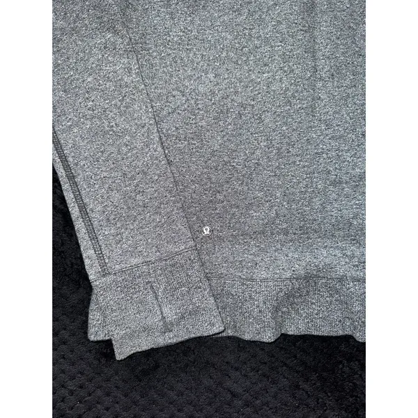 Lululemon Womens Crew Love Long Sleeve Pullover Heather Grey Size 6 - Image 4