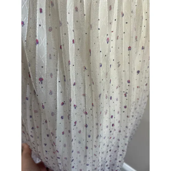 Vintage Berkleigh Petite Slip Dress Lace Trim Maxi‎ Nightgown Fairycore S/M - Image 5