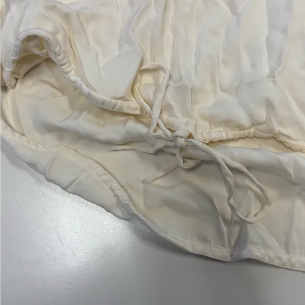Theory Wrap-Front 100% Silk Long-Sleeve Blouse: Size Medium - Image 5