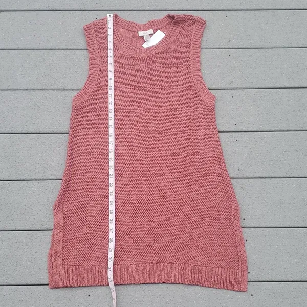 NWT Loft Sleeveless Tunic Sweater Vest - Image 9