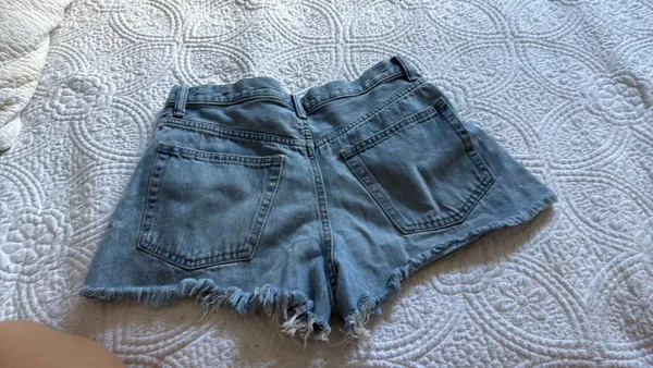 Light Wash Jean Shorts  - Image 2