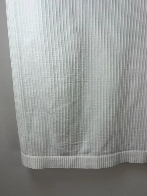Lululemon Ebb to Street Tank Top White Ribbed Built In Bra Racerback Athletic 8 - Image 5