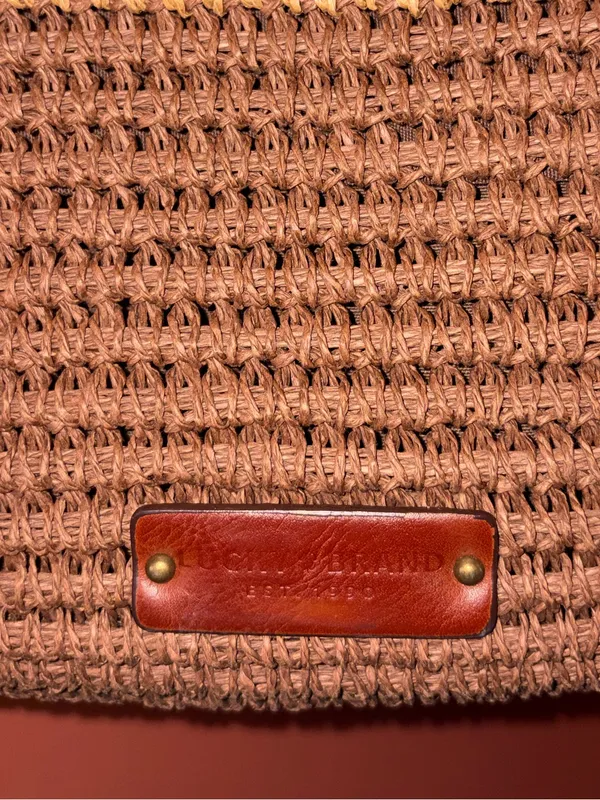 Lucky Brand Three-Tone Crochet Tote Bag with Charms - Image 3
