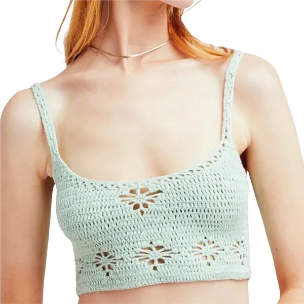 Free People Berkinette Crochet Bralette Crop Cami Top - Image 3