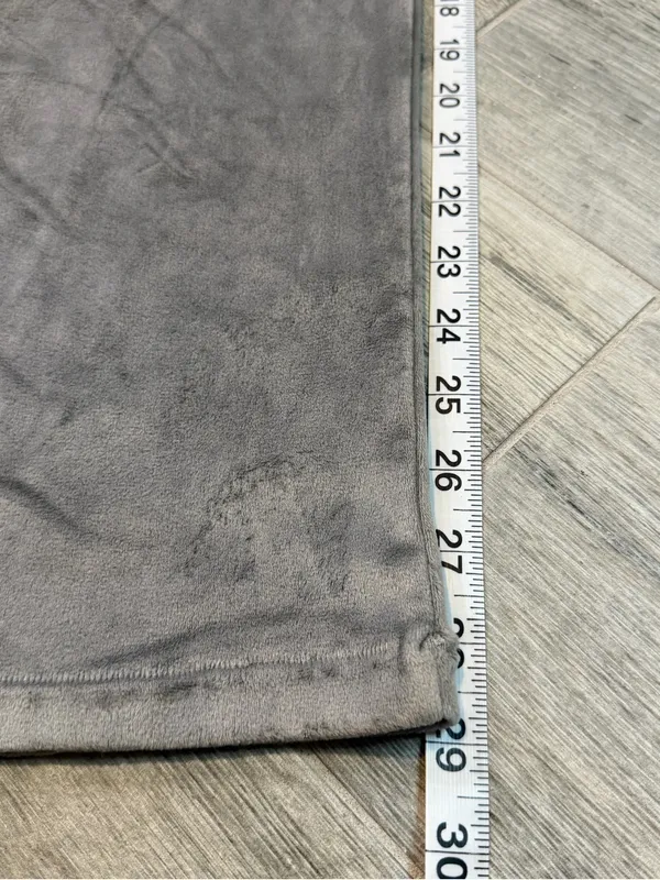 SKIMS Velour Velvet Gray Wide Leg Pants Sweatpants Size Small Cozy Soft Cuddle - Image 7