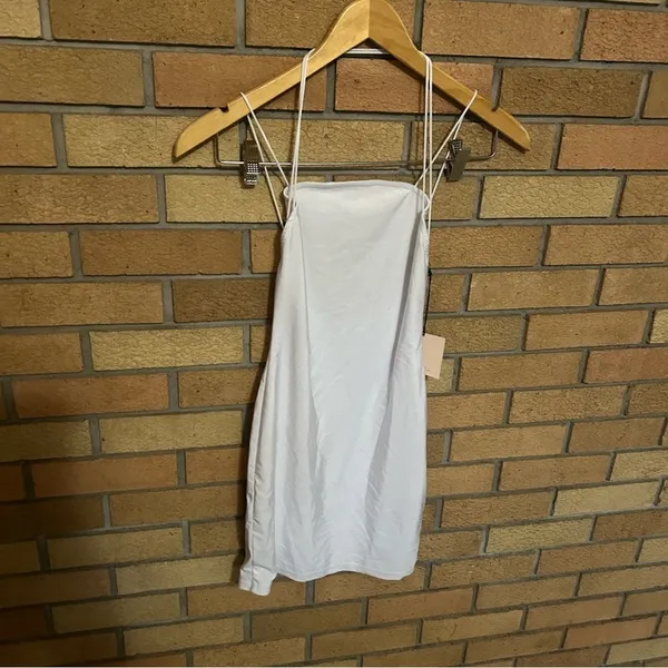 NWT Superdown Revolve Kiki Strappy Mini Dress in White Size XS - Image 3