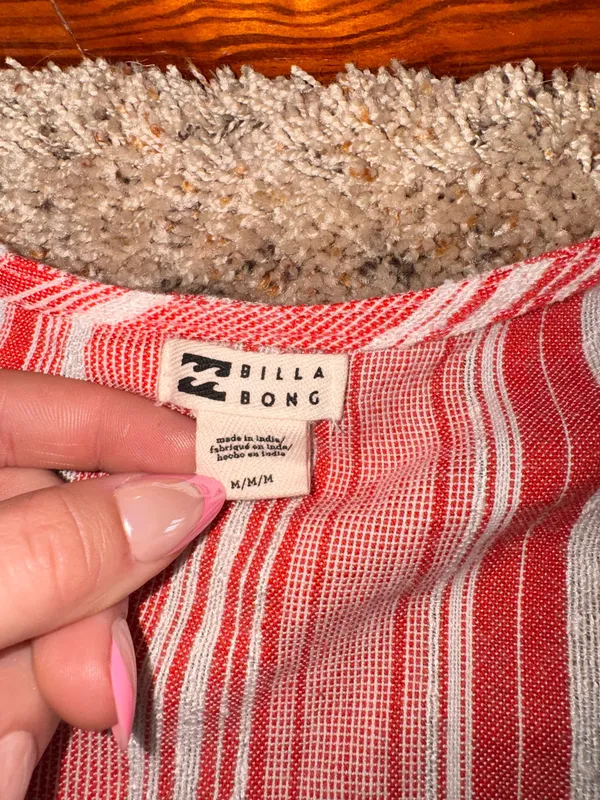 Billabong Striped Tie Top - Image 2