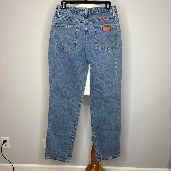 Wrangler - Blue Straight Leg Jeans - Image 3