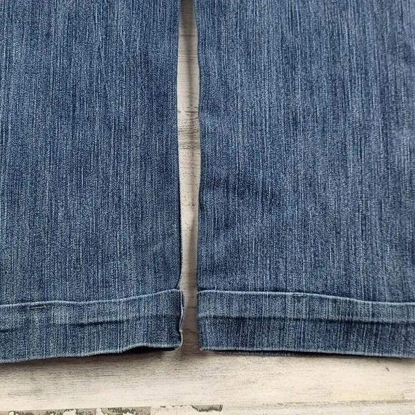 7 For All Mankind A Pocket Rhinestone Cropped Bootcut Jeans Women’s 29 Altered - Image 11