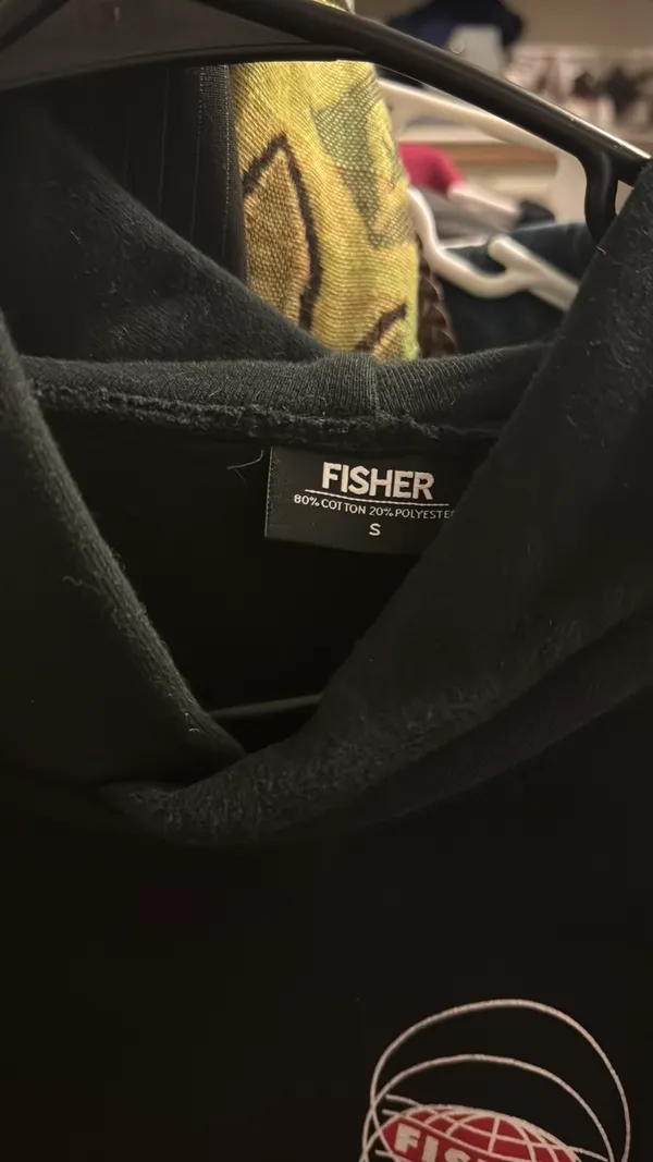 Fisher hoodie Black - Image 3