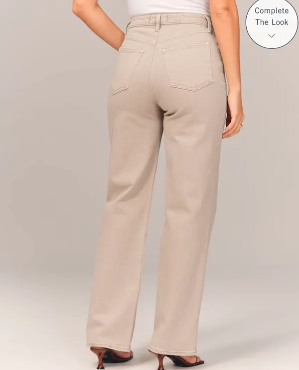 Abercrombie The 90’s Relaxed Jean High Rise - Image 3