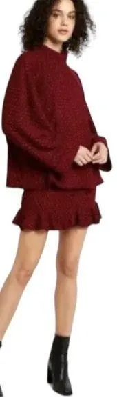 NWT Free People Set The Mood 2 Piece Sweater Skirt Set Size XS - Image 2