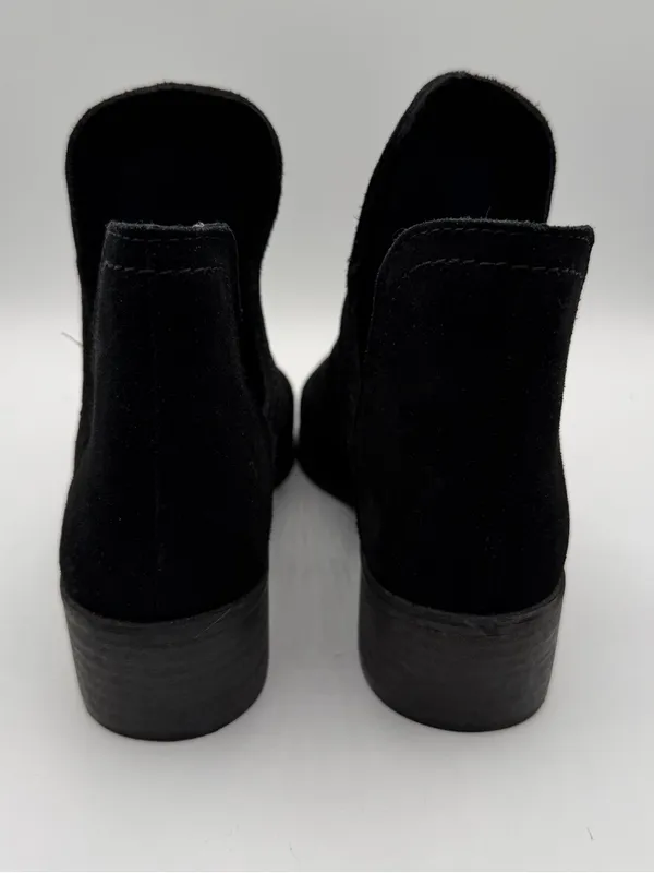 Coconuts by Matisse Pronto Black Suede Cutout Ankle Boots Womens 6.5 - Image 4