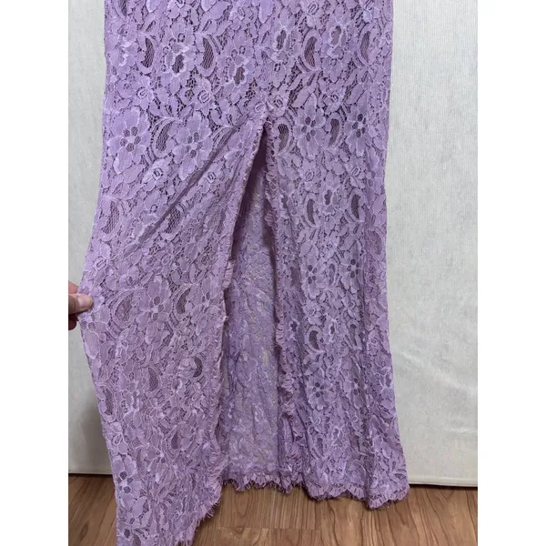 NWT JJ's House Lace Full Length Dress Womens 14 Wisteria Formal‎ Wedding Event - Image 15
