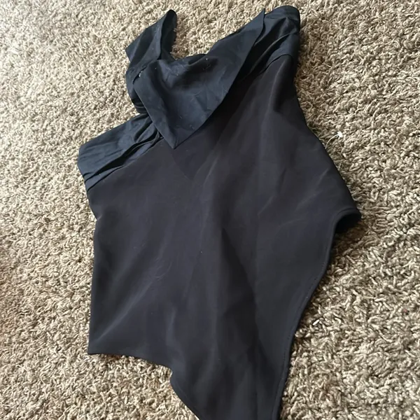 NWT Zara Halter Black Linen Size‎ XS - Image 4
