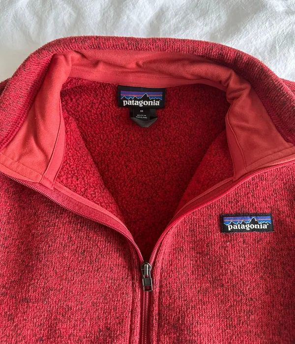 Patagonia Red Better Sweater 1/4 Zip Fleece - Image 3