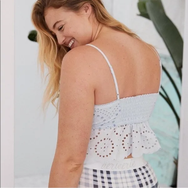 Aerie Eyelet Lace Crop Top Sz XS - Image 5