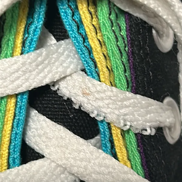 Converse Chuck Taylor Multi colored, Multi tongue Hi Top Sneakers Woman 8 Men 6 - Image 7