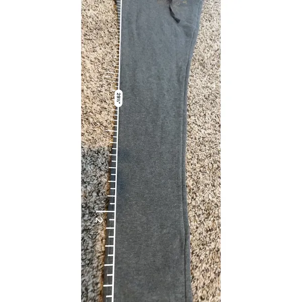 Victoria's Secret PINK Gray Yoga Pants‎ Slim Straight Leg Graphic Small - Image 8