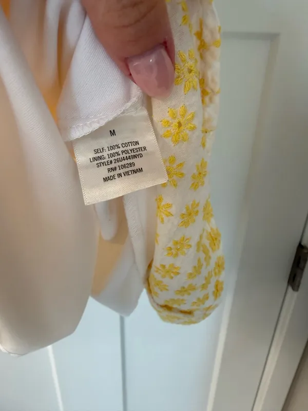 Miami Yellow flower dress - Image 5