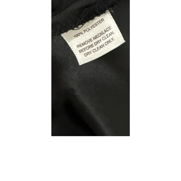 White House Black Market Black Tie Chiffon Strapless Cocktail Dress Size 6 - Image 4
