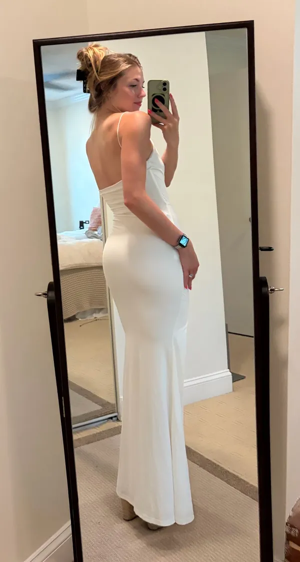 Showpo White Long Dress - Image 2