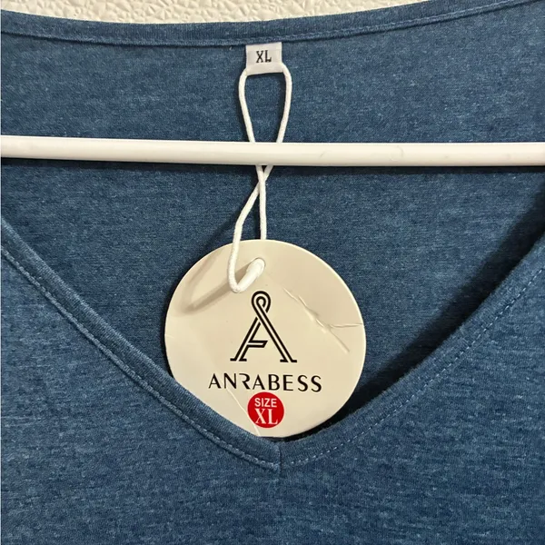 Anrabess V-Neck Casual Dress XL NWT - Image 3