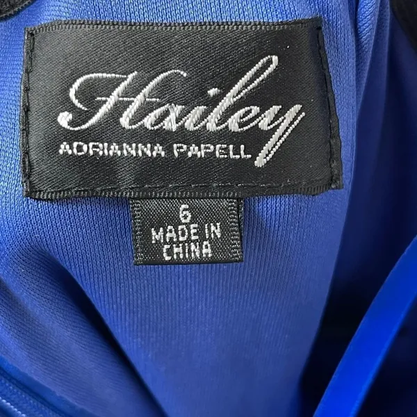 Hailey Adrianna Papell Dress Blue‎ - Image 11