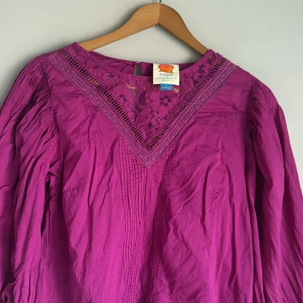 Farm Rio Anthropologie Kelsie Blouse Size XS - Image 4