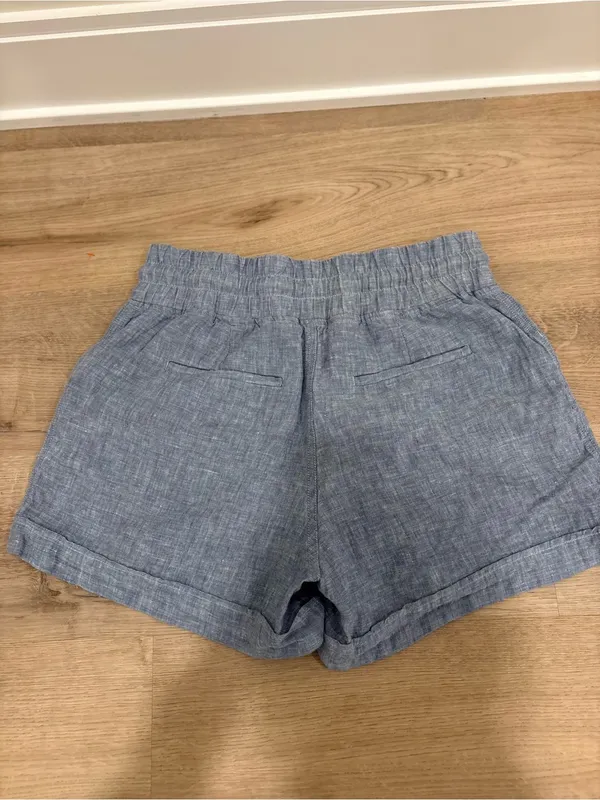 Athleta Cabo Linen Shorts Size 8 4” - Image 5