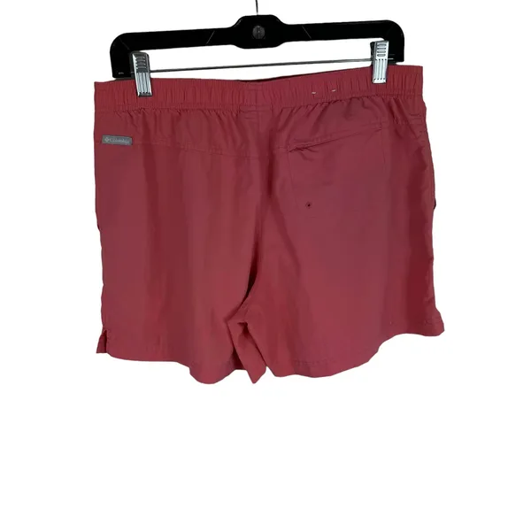 Columbia Pink 100% Nylon Lightweight Elastic Waist Athletic Outdoor Shorts Sz‎ M - Image 2