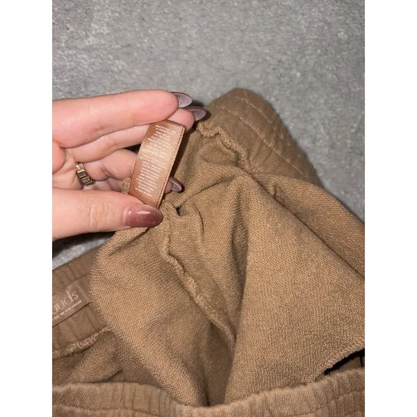 womens nuuds wide‎ leg sweatpants brown xl - Image 6