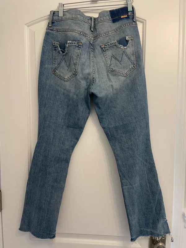 Mother Denim - The Insider Crop Step Fray Size 28! - Image 10
