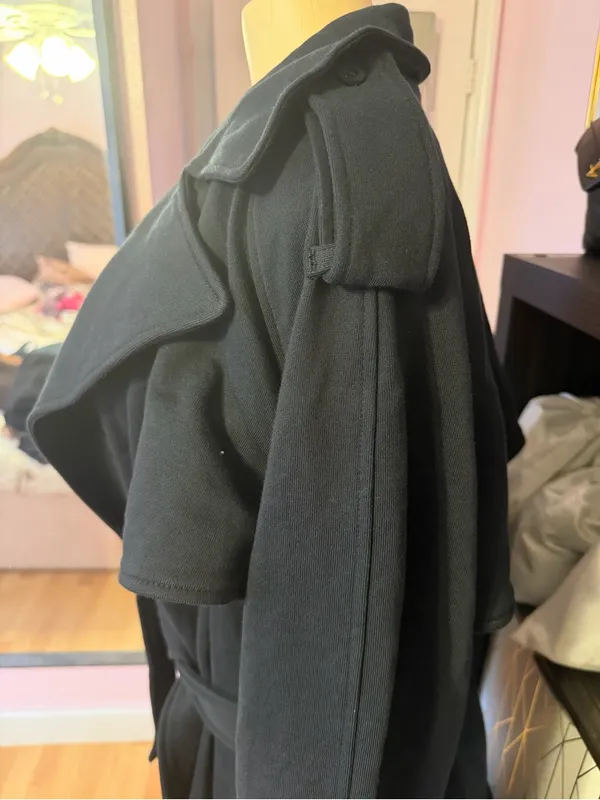 SKIMS boyfriend fleece Trench Coat - Image 2