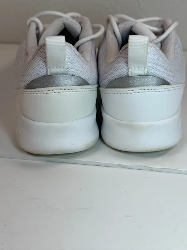 Adidas Cloudfoam Running Shoes Women 7.5 White Athletic Sneakers Comfort - Image 15