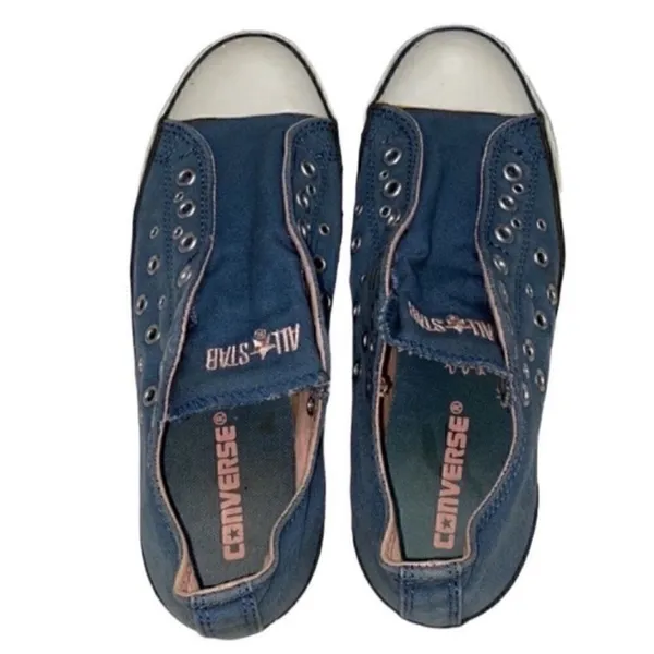 Converse Studded Blue Unisex Sneakers(Size 6 Men's,8 Women's) - Image 2