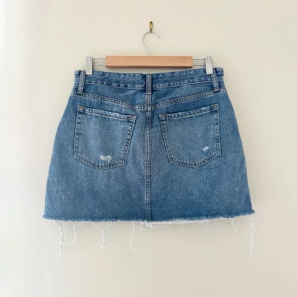 JBD Denim Mini Skirt Sz L Blue Size L - Image 2